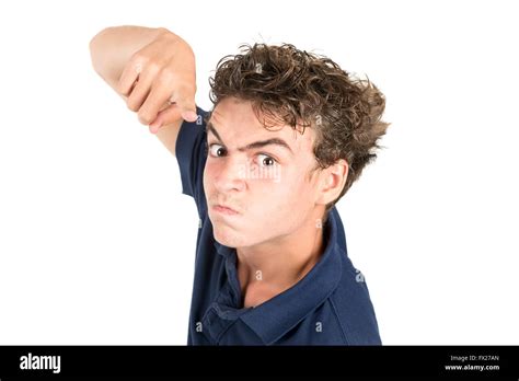 Angry Teenage Boy Making Faces Hi Res Stock Photography And Images Alamy