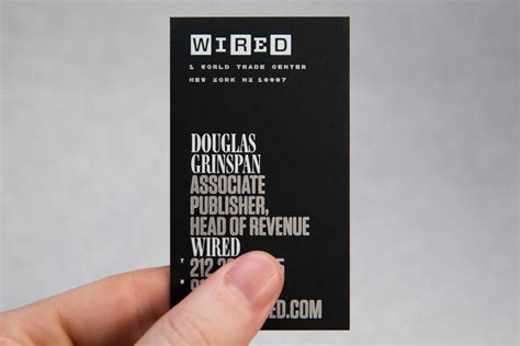 Only the coolest business cards. Condé Nast Wired Business Cards • Mama's Sauce
