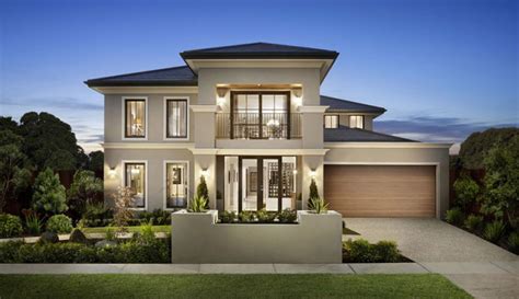 MyHousePlanShop Double Story House Design With Cream Color Interior In Greenvale Australia