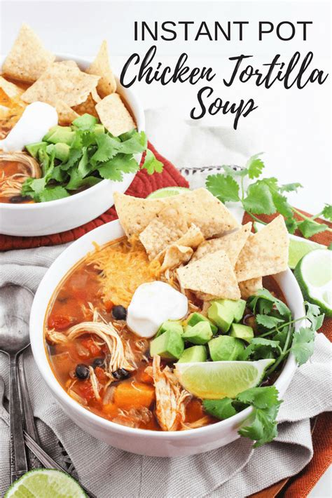 5 chicken soup crockpot recipes. Instant Pot Chicken Tortilla Soup Recipe - Quick and ...