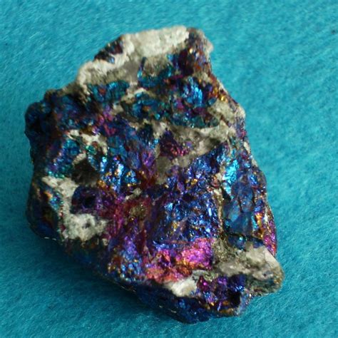 Bornite Has A High Copper Content It Is The Tarnishing Of The Copper
