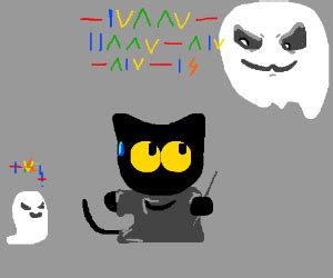 This game is a lot of fun. The cat from the google halloween game - Drawception