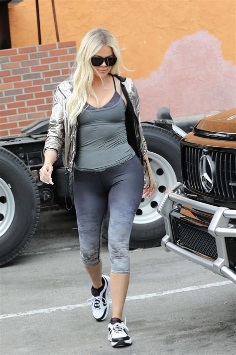 Khloe Kardashian Arrives At Her Good American Clothing Branding Event