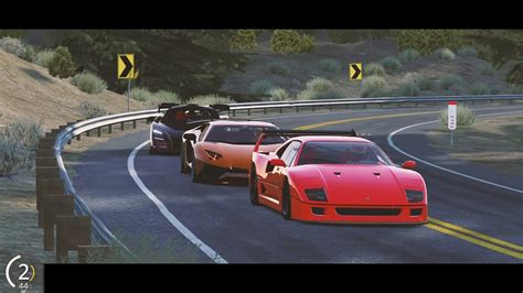 Assetto Corsa La Canyons 12 Super Car Cruise With Friends Mixed