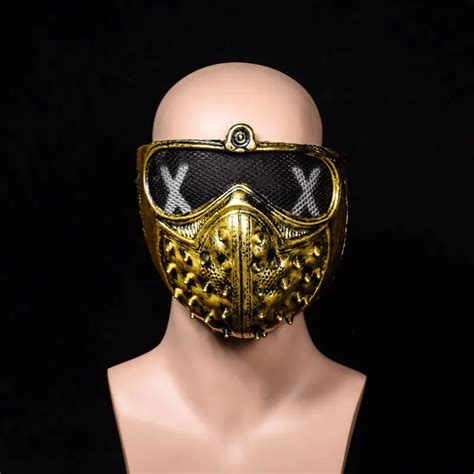 Game Watch Dogs 2 Wd2 Mask Marcus Holloway Wrench Cosplay Rivet Face