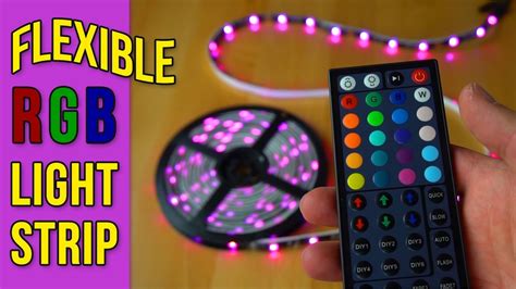Ambient neon led strip and bold led light tape strip lighting are available for just about every event or use case you can imagine. Flexible RGB LED Light Strip - YouTube
