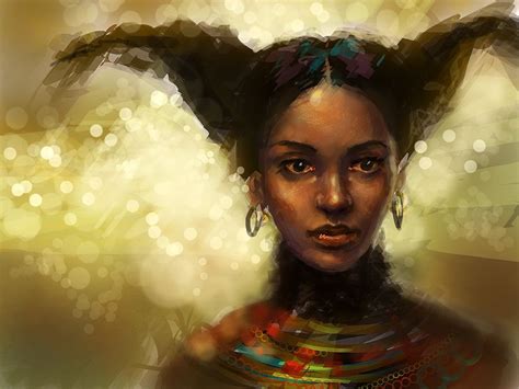 Browsing Deviantart African Girl Black Art Painting Afro Art