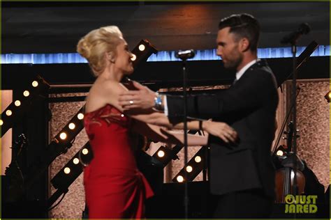 Adam Levine Gwen Stefani Perform My Heart Is Open Duet At Grammys