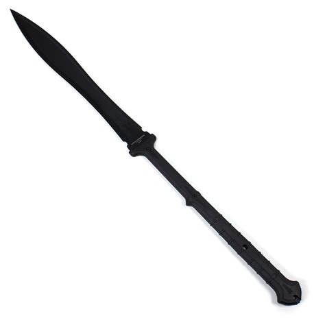 Carbon Steel Gladiator Spear Black Sword Spear