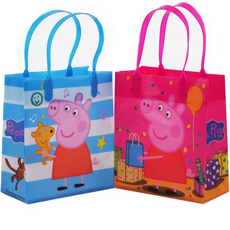 Peppa Pig Celebration 12 Party Favors Small Goodie T Bags 6
