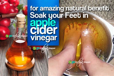 Soak Your Feet In Apple Cider Vinegar For Amazing Natural Benefits
