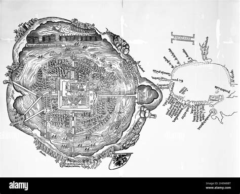 Tenochtitlan Aztec Capital City Black And White Stock Photos And Images