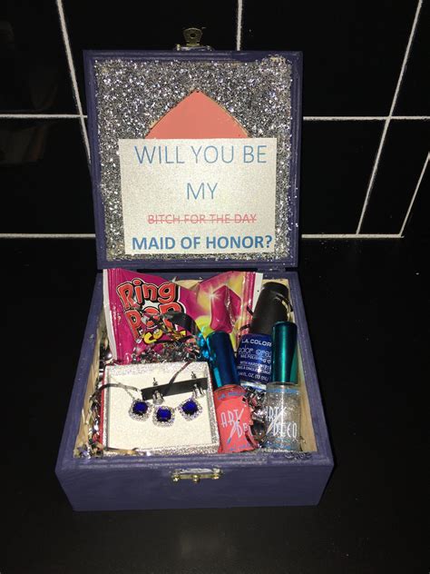 I'd love to read/see your ideas for popping the question to your 'maids! How to Ask Your Maid of Honor | Gifts for wedding party ...