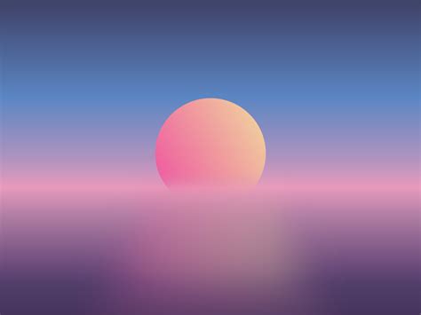 Gradient Sunset By Christos On Dribbble