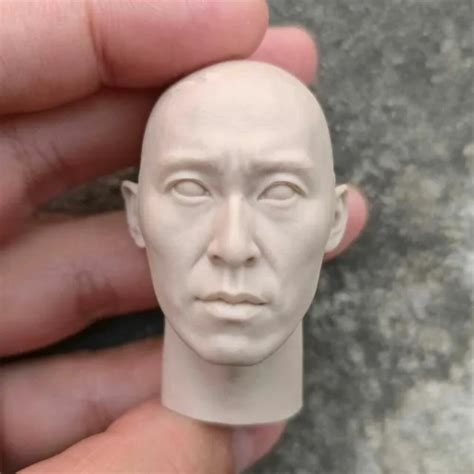 Diy 16 Stephen Chow Asian Actor Head Sculpt Carving Fit 12in Action Figure Doll 1580 Picclick