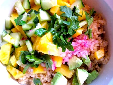Quinoa Salad With Pineapplemango And Avocado My Colombian Recipes