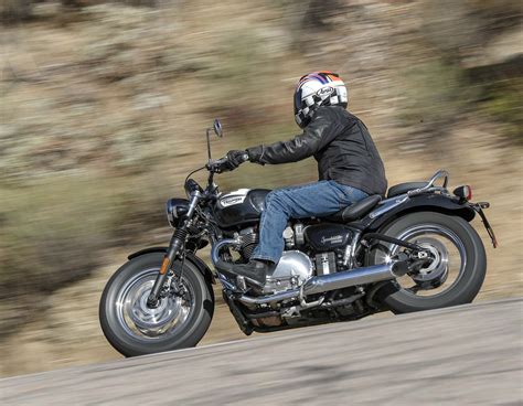 Rake and trail is similar to the bobber with similarly nimble handling characteristics. A Review of the 2018 Triumph Speedmaster - Asphalt & Rubber