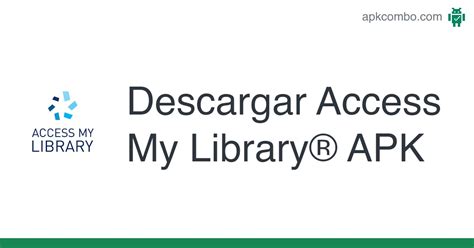 Access My Library Apk Android App Descarga Gratis