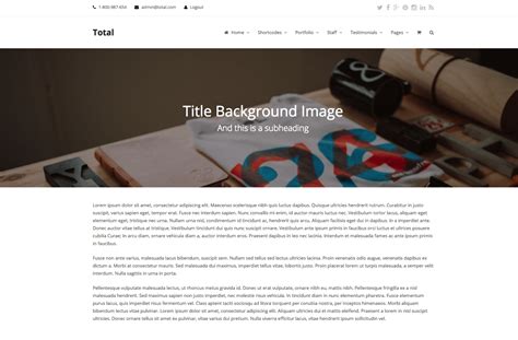 } </style> </apex:page> let me know if helps. Page Header/Title Backgrounds - Total WordPress Theme