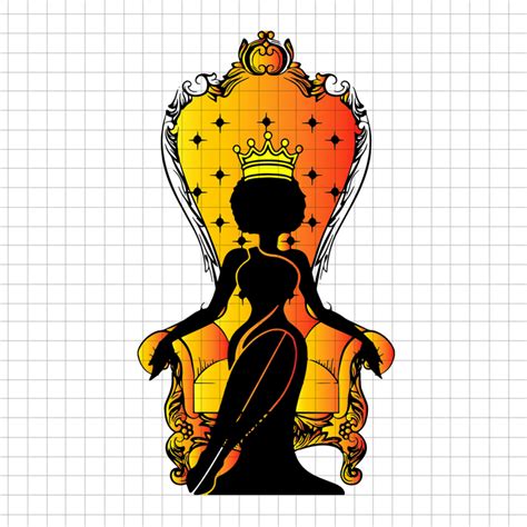 Download Afro Woman svg Princess Queen Afro Hair by Digital4U on Zibbet