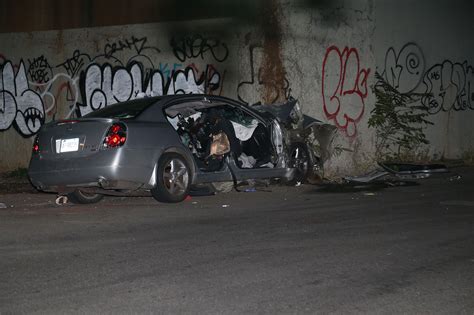 Two Killed When Car Slams Into Concrete Wall In The Bronx