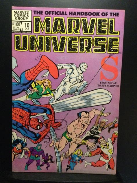 The Official Handbook Of The Marvel Universe 10 1983 Comic Books