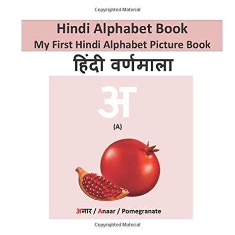 Buy Hindi Alphabet Book My First Hindi Alphabet Picture Book Online At