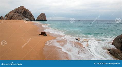 Divorce And Lovers Beach On The Pacific Side Of Lands End In Cabo San