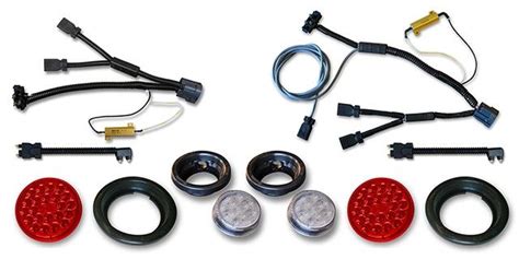 Jk Led Tail And Reverse Lights With Wiring Harnesses Kit Jeep Led