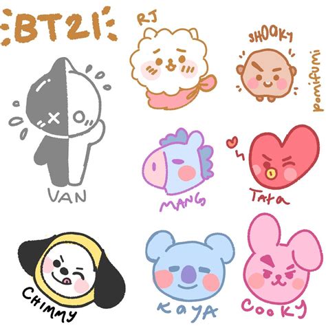 Pin On Bt21 Cute Wallpapers Bts Drawings Bts Wallpaper Porn Sex Picture