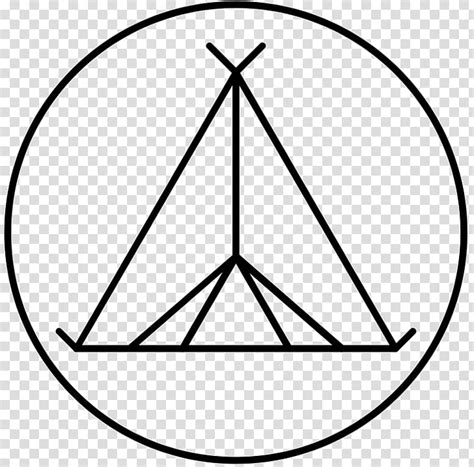Illussion M Triangle Circle Logo