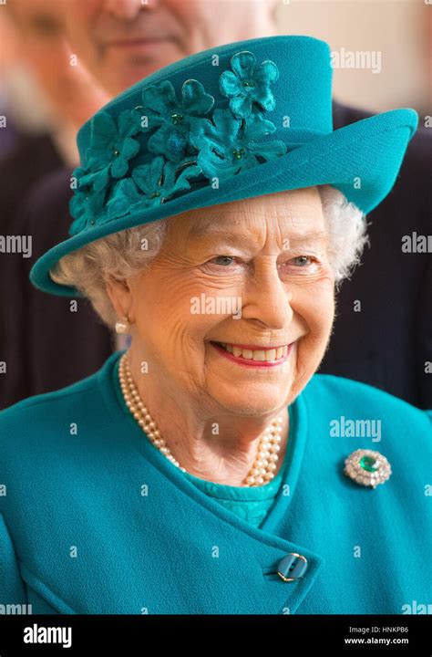 Queen Elizabeth Ii Attends The Official Opening Of The National Cyber