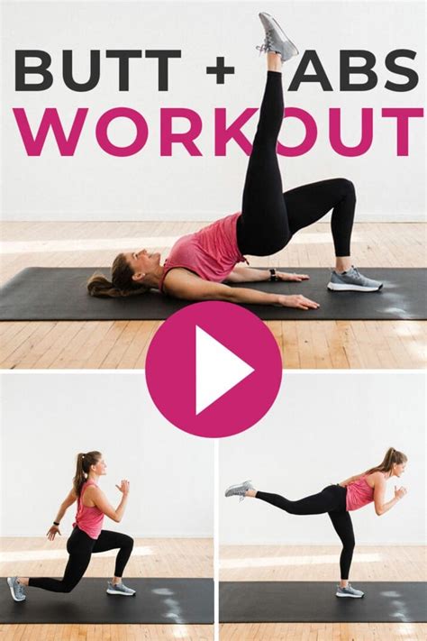 10 Minute Abs And Butt Workout Nourish Move Love
