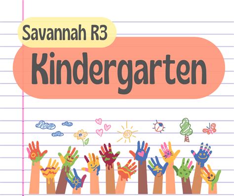 Ready For Kindergarten Savannah R Iii School District