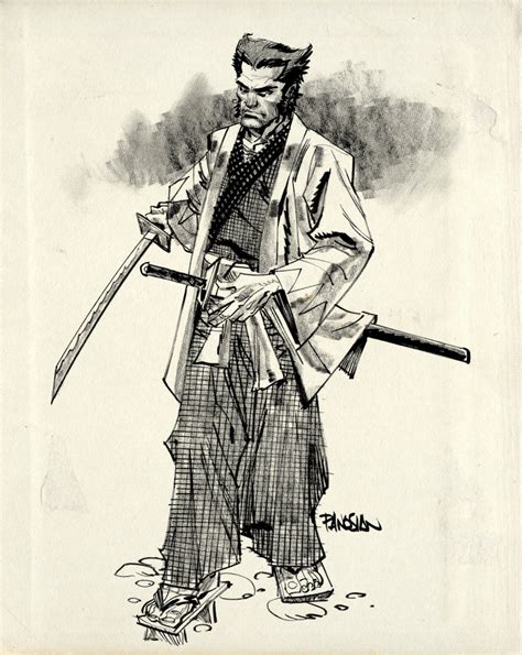 Samurai Wolverine And Luke Cage Art By Dan Panosian