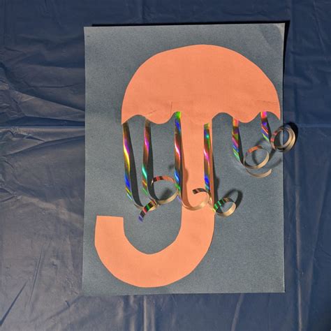 Uppercase Letter J Craft For Preschool Home With Hollie