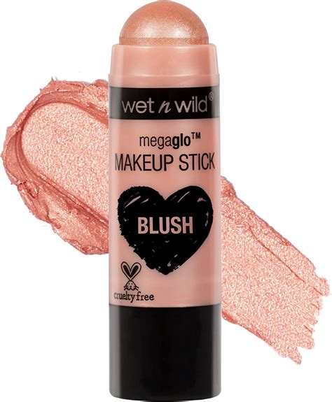 Wet N Wild MegaGlo Makeup Stick Conceal And Contour Blush Stick Peach Bums Ounce Pack Of