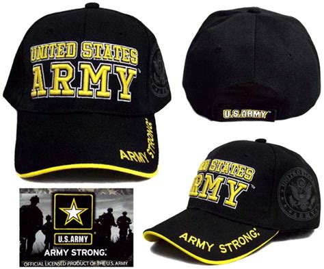 Us Army Embroidered Licensed Military Baseball Caps Hats 1pc 6 Pc Lot