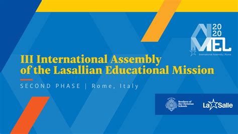 Iii International Assembly Of The Lasallian Educational Mission