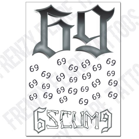tekashi 6ix9ine temporary tattoos for face and body complete etsy