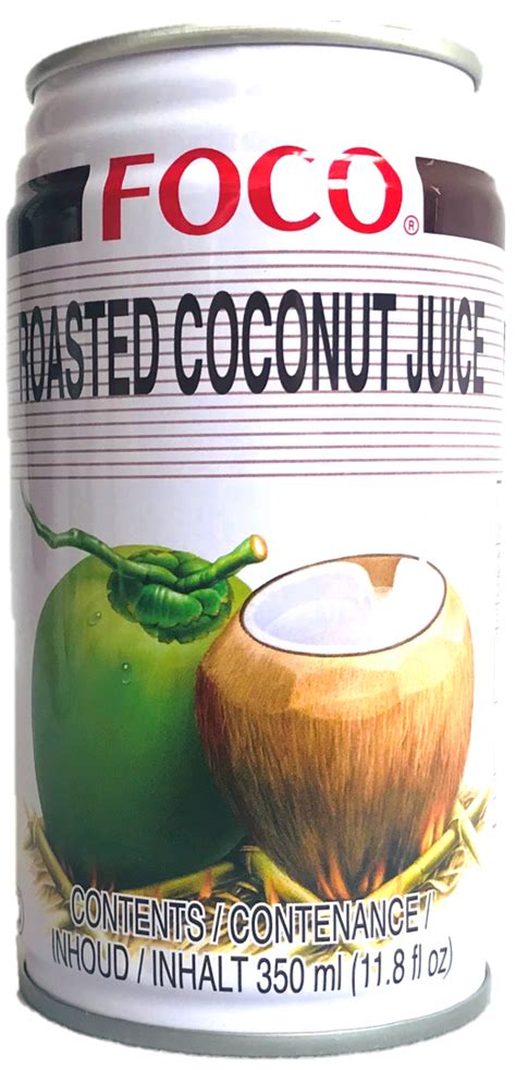 Foco Roasted Coconut Juice With Pulp Maoriental Foods Ltd