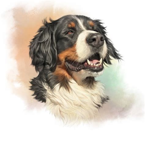 220 Bernese Mountain Dog Stock Illustrations Royalty Free Vector