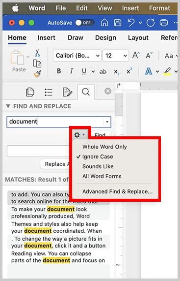How To Find And Replace Text In Word For Mac