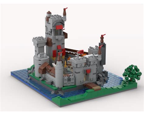 Lego Moc Mini Castle By Chricki Rebrickable Build With Lego
