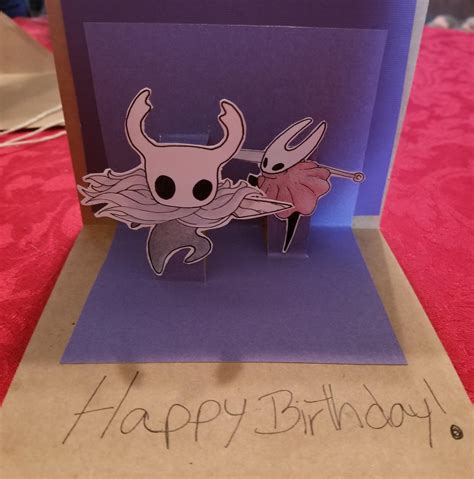 Made A Hollow Knight Pop Up Card Rhollowknight