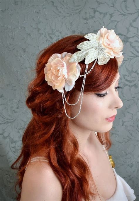 Pink Wedding Crown Bridal Headpiece Floral Crown Flappe Flickr