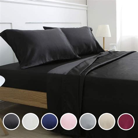 Best Queen Satin Bedding Cree Home