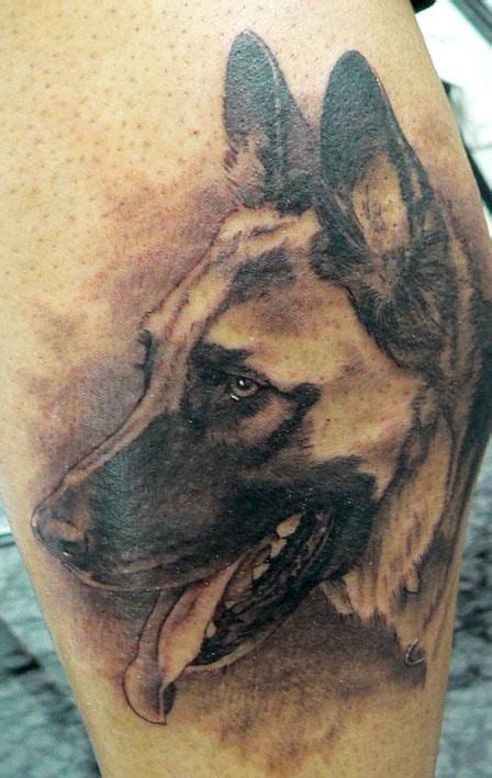 Tatouage 3d The 15 Coolest German Shepherd Tattoo Designs In The World