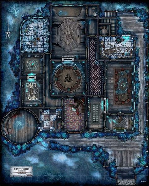 Pin By Mircea Marin On Dnd Maps Dungeon Maps Building Map Tabletop My