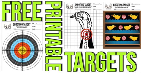 Free Printable Shooting Targets Crooked Bend Printable Gun